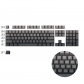 Dust Full PBT Gradient Grey Dip-dye Keycaps Set Doubleshot Backlit OEM Profile for Cherry MX Mechanical Keyboard